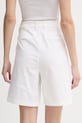 Odjeća U.S. Polo Assn. kratke hlače za žene od pamuka s elastanom CHINO WUP2228 bijela