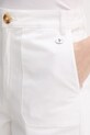 U.S. Polo Assn. kratke hlače za žene od pamuka s elastanom CHINO bijela WUP2228