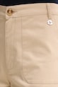 U.S. Polo Assn. szorty damskie bawełniane z elastanem CHINO beżowy WUP2228