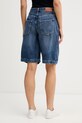 Oblečenie Tommy Hilfiger šortky dámske rifľové WW0WW48597 tmavomodrá