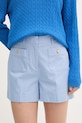 Tommy Hilfiger elegantné šortky dámske modrá WW0WW49592