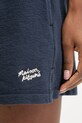 Maison Kitsuné szorty dresowe bawełniane damskie granatowy QW01400KA0035