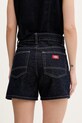 Дрехи Dickies къс панталон дамски от деним DK0A88QVRIN1 тъмносин