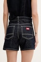 Дрехи Dickies къс панталон дамски от деним DK0A88QVRIN1 тъмносин