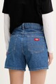 Ρούχα Dickies σορτς γυναικεία ντένιμ DK0A88QVCLB1 μπλε