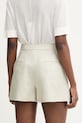 Oblačila Armani Exchange kratke hlače ženske lanene XW001983.AF21530 bež