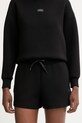 Armani Exchange kratke hlače ženske z viskozo črna XW002044.AF21290