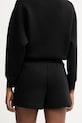 Oblačila Armani Exchange kratke hlače ženske z viskozo XW002044.AF21290 črna