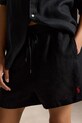 Polo Ralph Lauren LINEN-WVN-SHORTS szorty lniane damskie czarny 211A12950001