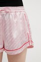 Off-White szorty piżamowe różowy 2CB05IS26FAB001