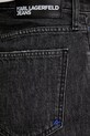 Karl Lagerfeld Jeans kratke hlače ženske bombažne črna B2W10068