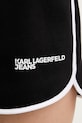 Bavlnené šortky Karl Lagerfeld Jeans čierna B2W10125
