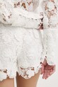 Bardot szorty damskie ażurowe beżowy 60374PB
