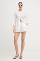 Bardot szorty damskie bawełniane 60379PB biały SS26