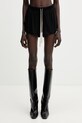 Rick Owens Lilies szorty damskie z wiskozy czarny LI01F7333.RV