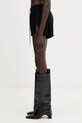 Rick Owens Lilies pantaloni scurți pentru femei, cu vâscoză LI01F7333.RV negru SS26