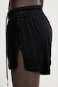 Rick Owens Lilies pantaloni scurți pentru femei, cu vâscoză negru LI01F7333.RV