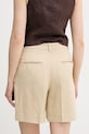 Abbigliamento Gant pantaloncini da donna con lino 4020131 beige