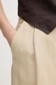 Gant pantaloncini da donna con lino beige 4020131