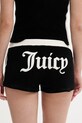 Odjeća Juicy Couture kratke hlače ženske APPLIQUE SHORTS JCWHS126315 crna