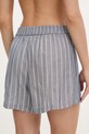 Ρούχα Rip Curl σορτς γυναικεία από βισκόζη BEACH DAYS PINSTRIPE 051WWS μπλε