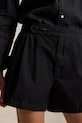 Polo Ralph Lauren szorty damskie bawełniane czarny 211A12953