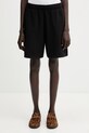 Carhartt WIP W' Brenta Sweat Short szorty dresowe bawełniane damskie czarny I036292.0D260