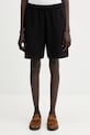 Carhartt WIP W' Brenta Sweat Short szorty dresowe bawełniane damskie czarny I036292.0D260