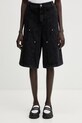 Carhartt WIP W' Snake Nixon Double Knee Short szorty jeansowe damskie czarny I036866.3R260