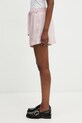 Sportmax Spxcrespo szorty damskie z wiskozy 2612141032600 różowy SS26
