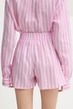 Oblečenie Paramidonna šortky dámske ľanové Cora SS26CSPW.1 ružová