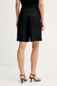Oblečení Sisley šortky dámské lněné 4TTSL901Y černá