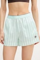 Fila pantaloni scurți sport pentru femei FIESOLE turcoaz FAW1261
