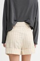 Îmbrăcăminte Rag & Bone pantaloni scurți pentru femei, din in Neila RA0U26S9MSW bej