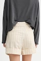 Îmbrăcăminte Rag & Bone pantaloni scurți pentru femei, din in Neila RA0U26S9MSW bej