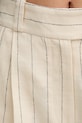 Rag & Bone pantaloni scurți pentru femei, din in Neila bej RA0U26S9MSW