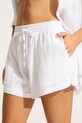 Seafolly šortky dámské bavlněné Crinkle Short bílá 55429.SH