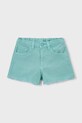 Mayoral szorty dziecięce 234.6K.Mini.PPY2 turkusowy SS26