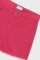 Mayoral szorty jeansowe dziecięce różowy 275.8G.Junior.PPY2