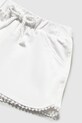 Dziewczynka Mayoral szorty dziecięce 603.4H.Baby.PPY2 biały