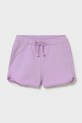 Detské krátke nohavice Mayoral s elastanom fialová 603.4H.Baby.PPY2