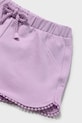 Dievča Detské krátke nohavice Mayoral 603.4H.Baby.PPY2 fialová