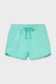 Mayoral szorty dziecięce z elastanem turkusowy 603.4H.Baby.PPY2