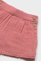 Djevojčice Dječje pamučne kratke hlače Mayoral 1202.4G.Baby.PPY2 roza