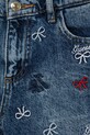 Dziewczynka Guess szorty jeansowe dziecięce K6RD06.D45E0.PPY2 niebieski