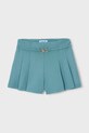 Dječje kratke hlače Mayoral bez uzorka tirkizna 3220.6D.Mini.PPY2