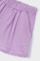 Djevojčice Dječje kratke hlače Mayoral 3222.6H.Mini.PPY2 ljubičasta