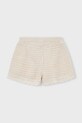 Djevojčice Dječje pamučne kratke hlače Mayoral 3223.6J.Mini.PPY2 bijela