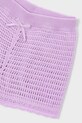 Dziewczynka Mayoral szorty bawełniane dziecięce 3223.6J.Mini.PPY2 fioletowy