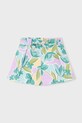 Detské krátke nohavice Mayoral s elastanom tyrkysová 3906.6D.Mini.PPY2